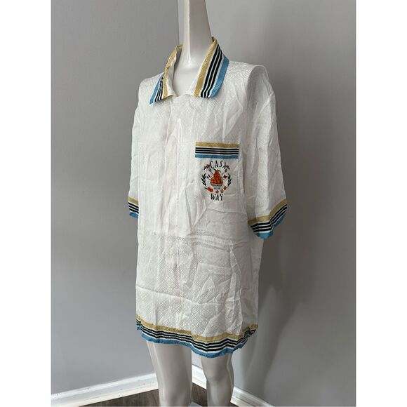 CASABLANCA Silk Short-Sleeve Shirt - Picture 7 of 11